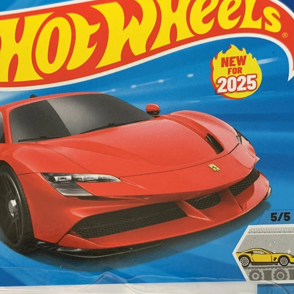 Ferrari SF90 Stradale Hot Wheels Diecast Red Car New License 2025 Hotwheels